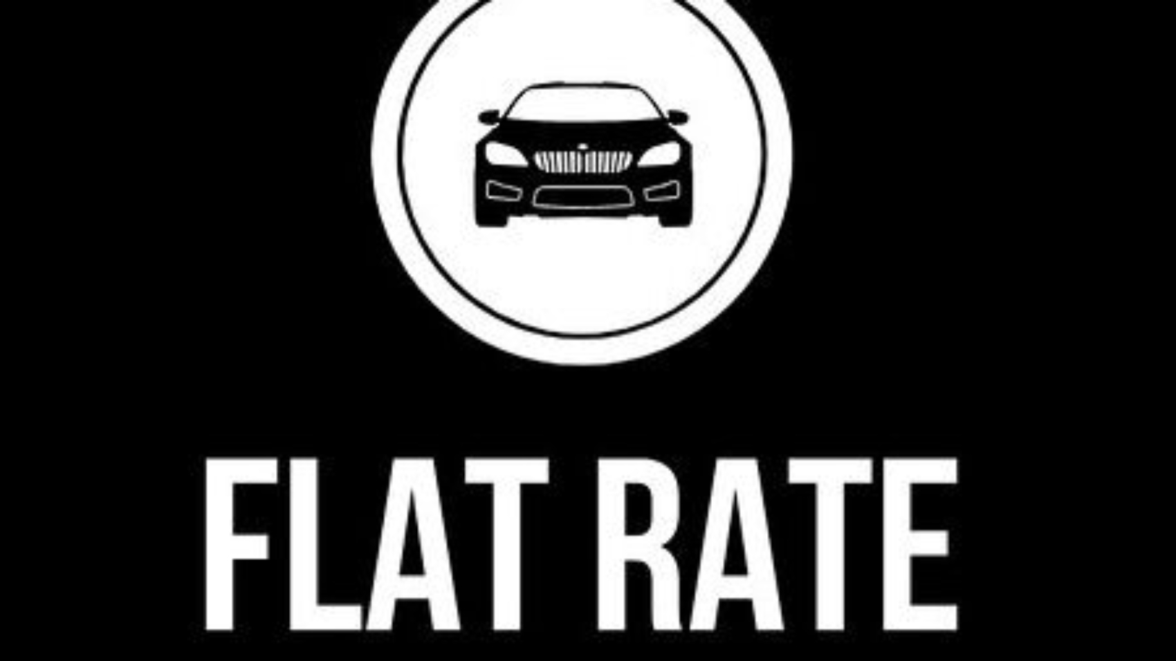 An image of a sleek airport taxi waiting outside an airport, representing the convenience and professionalism of Oshawa Airport Taxi