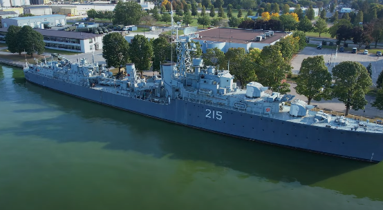 Airport to HMCS Haida National Historic Site